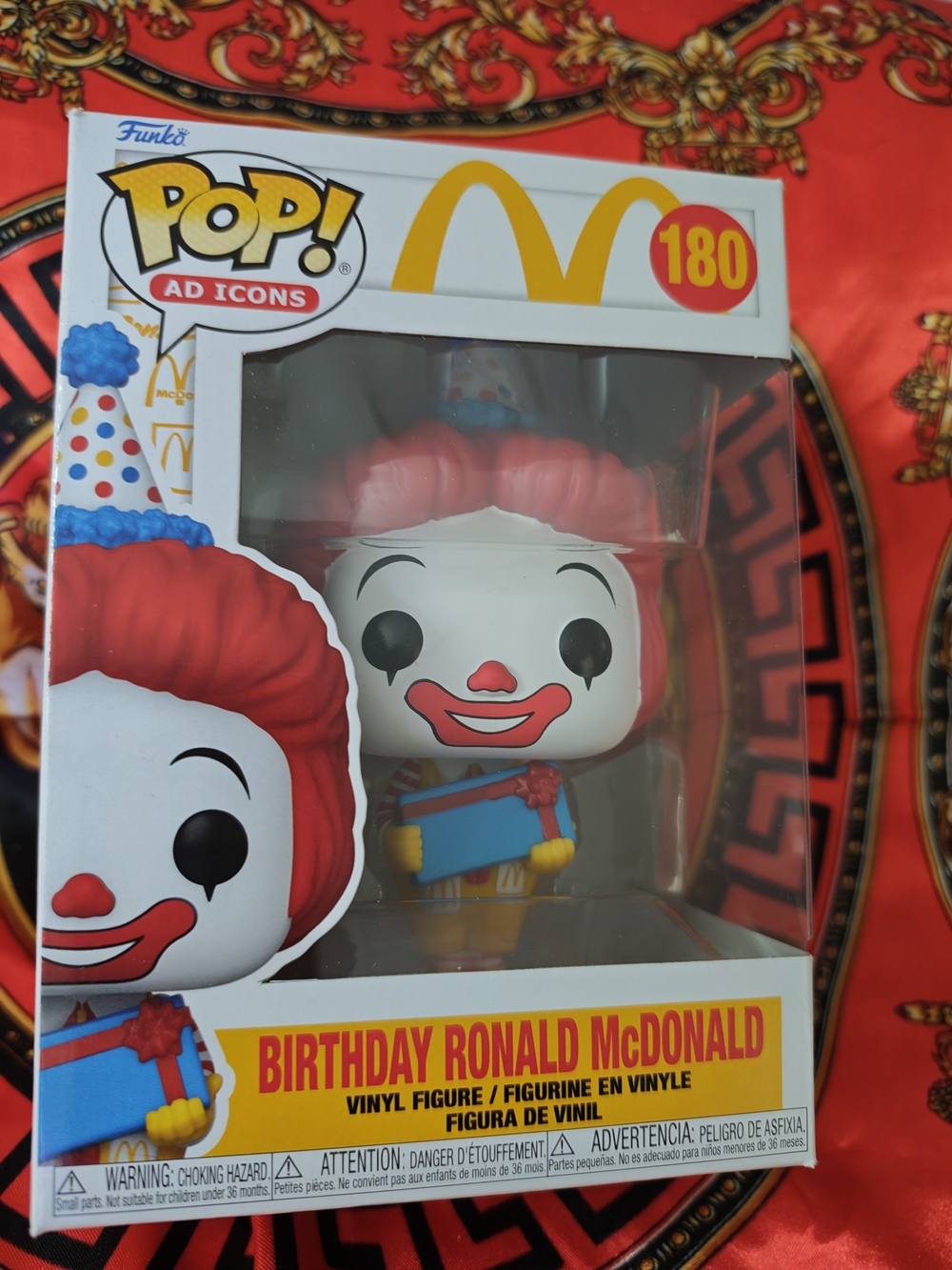 McDonald's Ronald McDonald Pop! Vinyl Figure - Red, White, Yellow, Blue